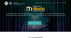Desktop Screenshot of maestriaendiseno.com