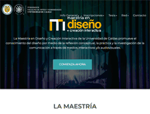 Tablet Screenshot of maestriaendiseno.com
